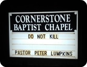 sign cornerstone baptist chapel waco texas pastor peter lumpkins